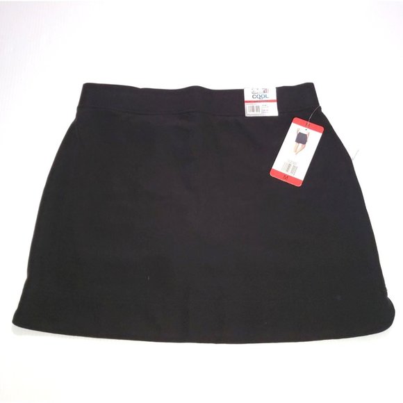 NWT 32 Degrees Cool Skort Black Pockets Size Medium 1025 - Picture 7 of 9